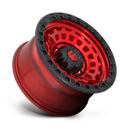 Cerchio in Lega D632 Zephyr Rosso Confetto Anello Nero perla