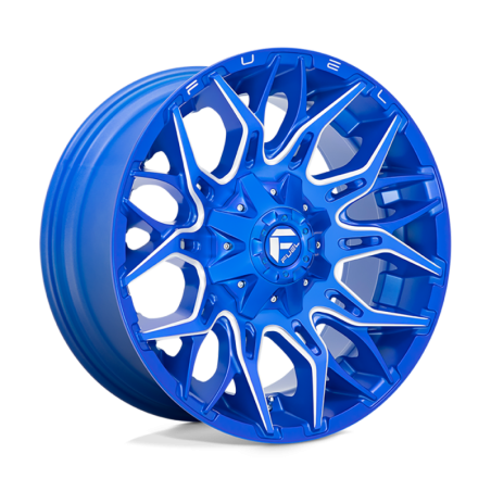 Cerchio in Lega D770 Twitch Blu Anodizzato Fresato