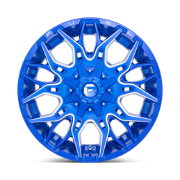 Cerchio in Lega D770 Twitch Blu Anodizzato Fresato