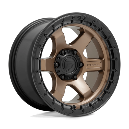 Cerchio in Lega D751 Block Bronzo Opaco con Anello Nero