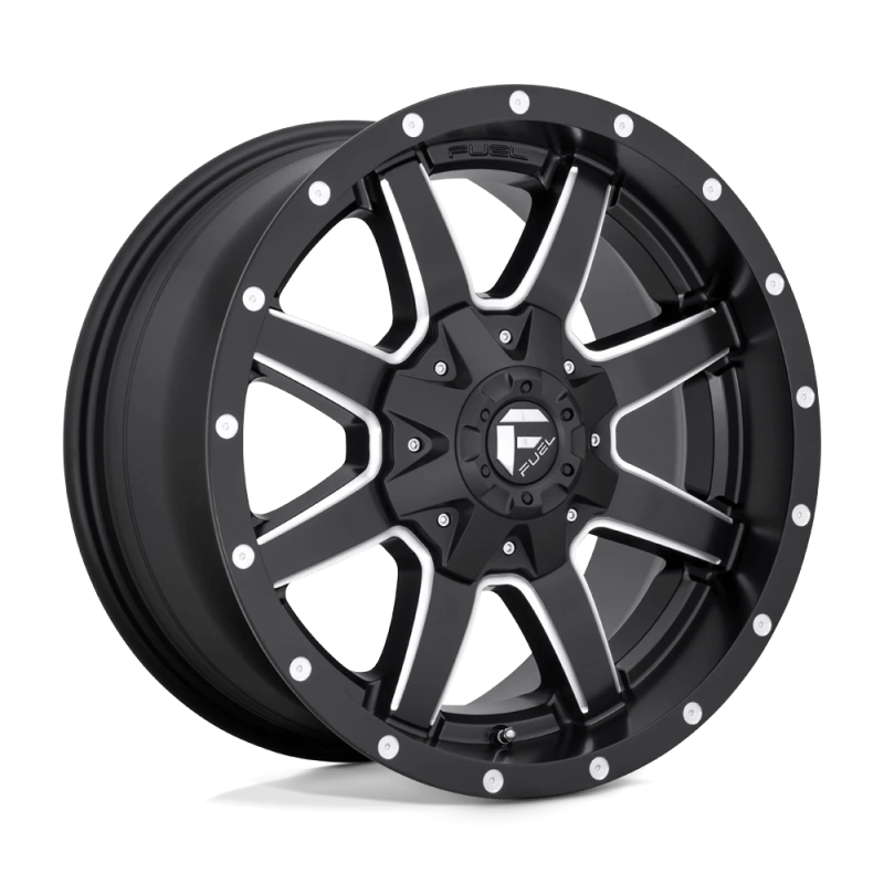 Cerchio in Lega D538 Maverick Nero Opaco Fresato