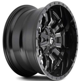 Cerchio in Lega D595 Sledge Nero Lucido Fresato
