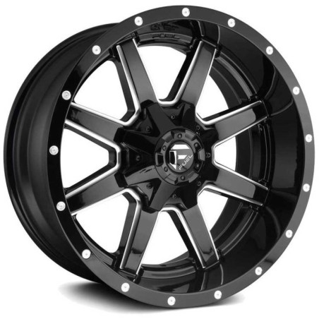 Cerchio in Lega D610 Maverick Nero Lucido Fresato