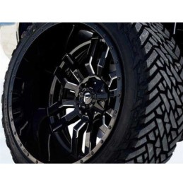 Cerchio in Lega D596 Sledge Nero Lucido/Labbro Nero Lucido