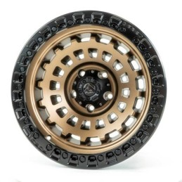 Cerchio in Lega D634 Zephyr Bronzo Opaco/Anello Nero Perla