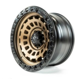 Cerchio in Lega D634 Zephyr Bronzo Opaco/Anello Nero Perla