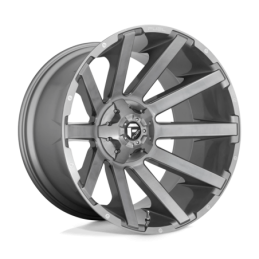 Cerchio in Lega D714 Contra Platino Spazzolato Trasparente color canna di fucile