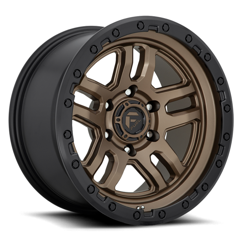 Cerchio in Lega D702 Ammo Bronzo Opaco Anello Nero Perla Cerchio in Lega D702 Ammo Bronzo Opaco Anello Nero Perla