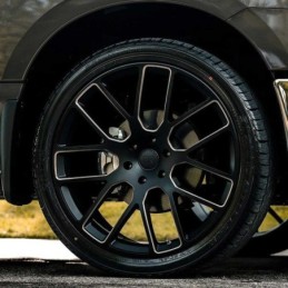 Cerchio in Lega Nero Opaco/Tinta Scura Fresato Kunene
