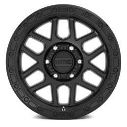 Cerchio in Lega KM544 Nero Satinato/Labbro Nero Lucido