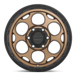 Cerchio in Lega KM541 Dirty Harry Bronzo Opaco con Labbro Nero