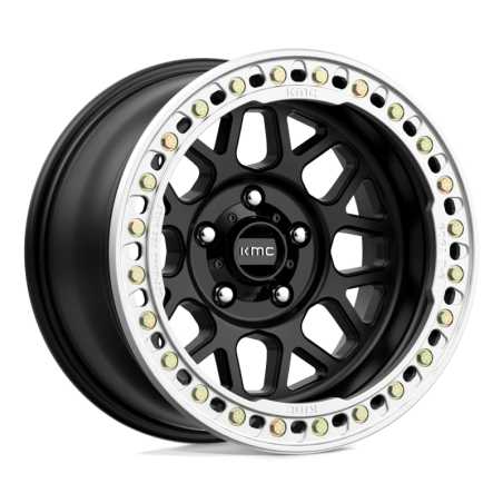 Cerchio in Lega KM235 Grenade Crawl Beadlock Nero Satinato