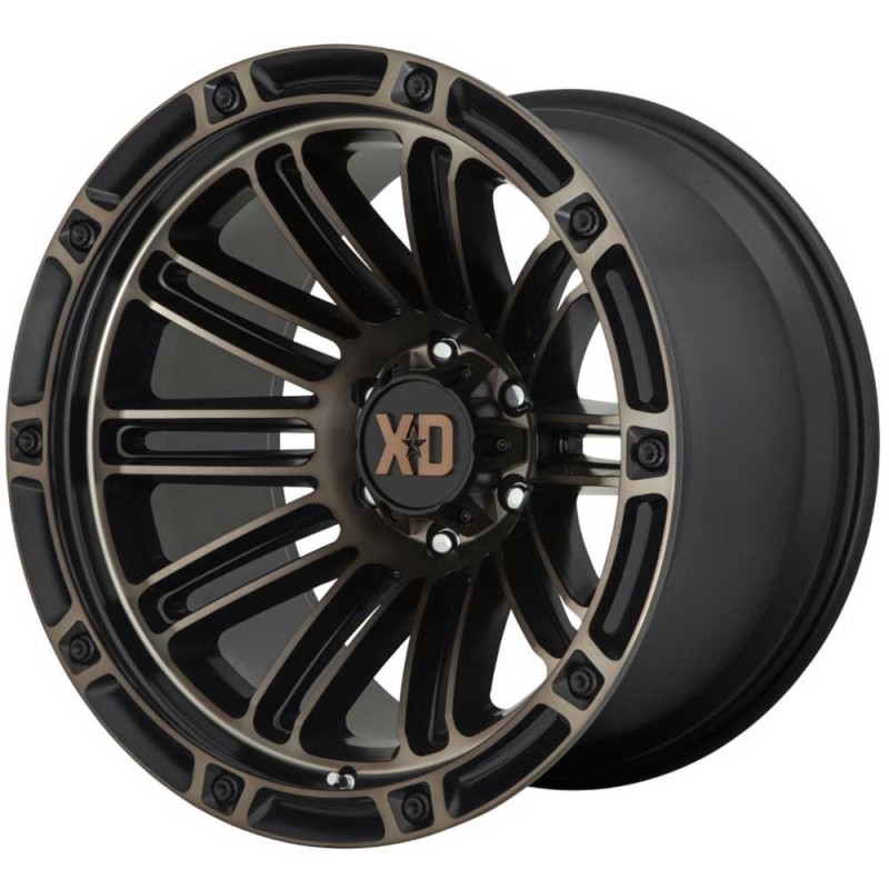 Cerchio in Lega XD847 Double Deuce Nero Satinato/Tinta Scura Cerchio in Lega XD847 Double Deuce Nero Satinato/Tinta Scura
