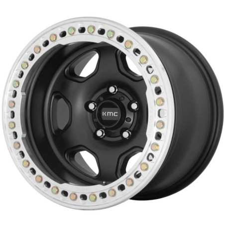Cerchio in Lega KM233 Hex Nero Satinato Beadlock