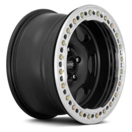 Cerchio in Lega KM233 Hex Nero Satinato Beadlock