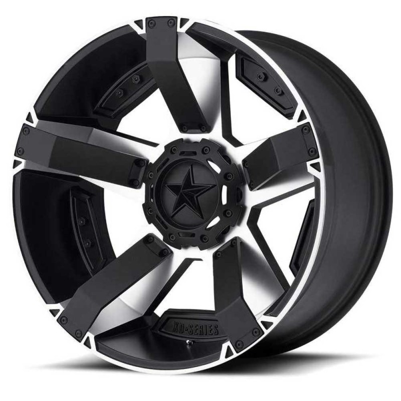 Cerchio in Lega XD811 Rockstar II Nero Opaco Lavorato Cerchio in Lega XD811 Rockstar II Nero Opaco Lavorato