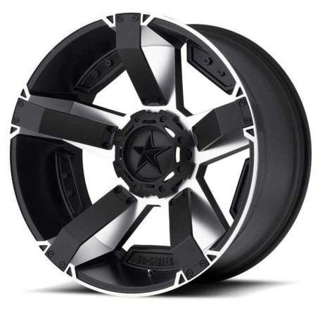 Cerchio in Lega XD811 Rockstar II Nero Opaco Lavorato