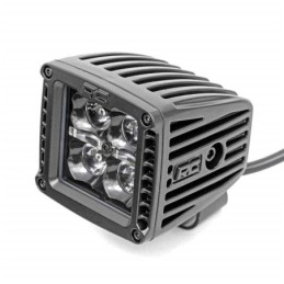 Luci a LED 2 "quadrate ambra