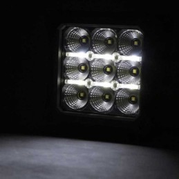 Luci a LED 4 "quadrate bianche DRL