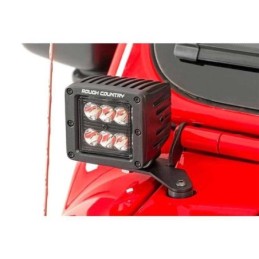Luci a LED 2 "quadrate bianche DRL