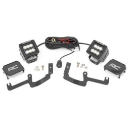 Kit parabrezza inferiore LED 2" Flood Beam Black Series