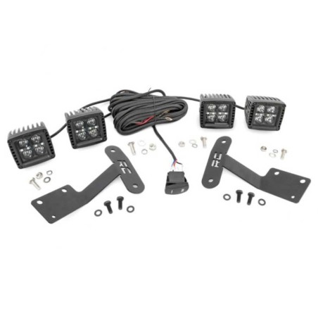 Kit LED 2" White DRL Parabrezza inferiore Black Series