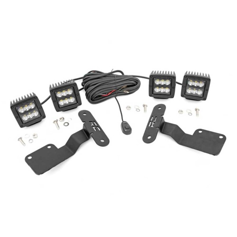 Luci LED Cree quadrate Kit Spot Beam da 2" Luci LED Cree quadrate Kit Spot Beam da 2"
