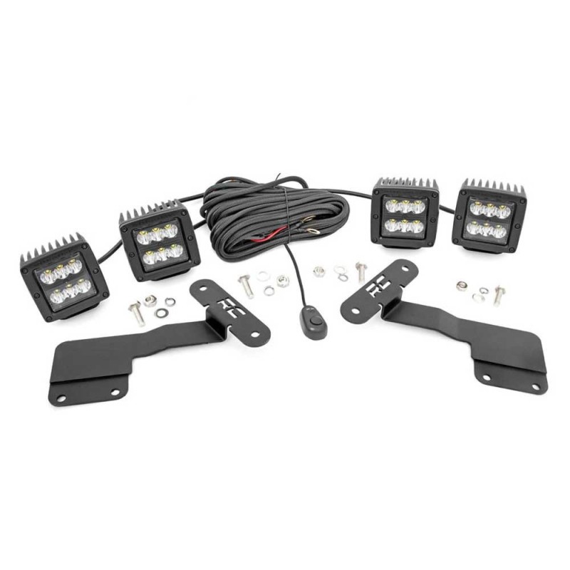 Luci LED Cree quadrate Kit Spot Beam da 2" Luci LED Cree quadrate Kit Spot Beam da 2"