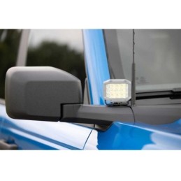 Luci a LED 2 "quadrate bianche DRL