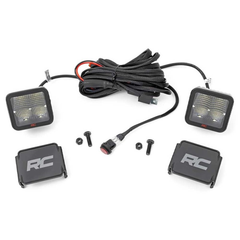 Luci LED Cree quadrate Spettro con raggio di inondazione da 2"