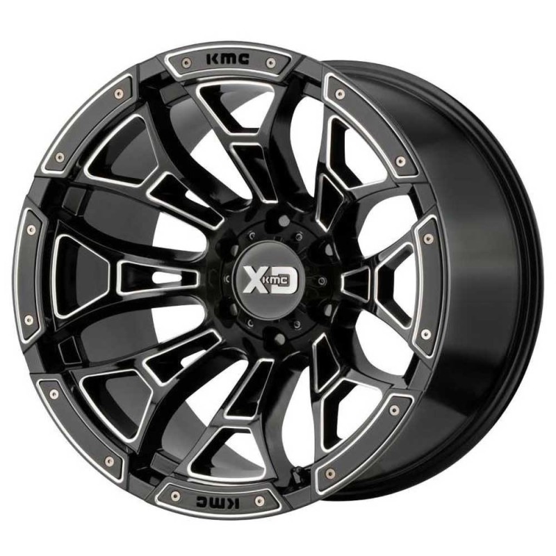 Cerchio in Lega XD841 Boneyard Gloss Black Milled Cerchio in Lega XD841 Boneyard Gloss Black Milled