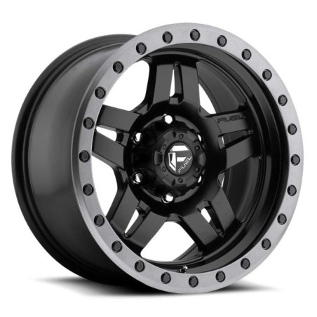 Cerchio in Lega D557 Anza Matte Nero/Canna di Fucile