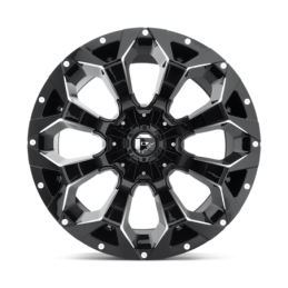Cerchio in Lega D576 Assault Nero Lucido Fresato