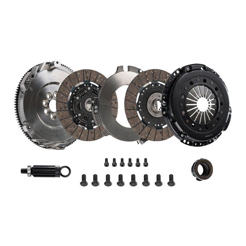 Kit frizione doppia + volano potenziato Stage 4 per BMW M3 E46 (00-07) Kit frizione doppia + volano potenziato Stage 4 per BMW M3 E46 (00-07)