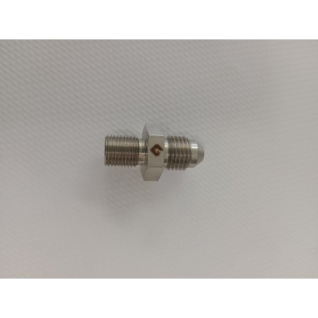 Adattatore Dritto 7/16"x20-M10x1 Inox