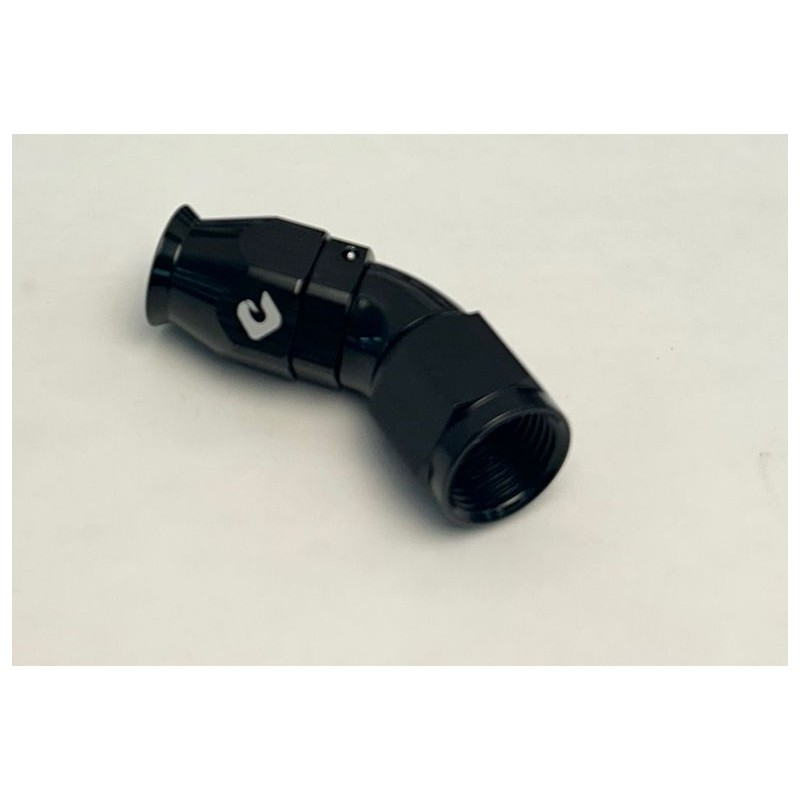 Raccordo 45° Alta Pressione per Tubo Teflon AN8 Raccordo 45° Alta Pressione per Tubo Teflon AN8