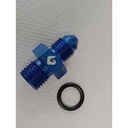 Adattatore AN con O-ring 3/8"x24-7/16"x20