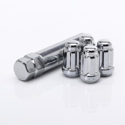 Dadi di bloccaggio antifurto JR ATN1 cromati M12x1,5 (set da 4)