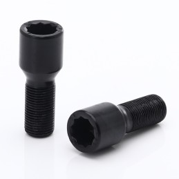 Bulloni per ruota motrice interna neri M14x1,5 (confezione da 20)