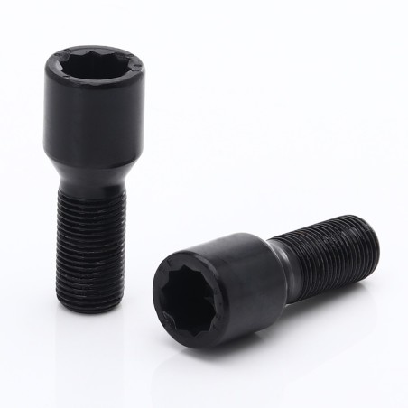 Bulloni per ruota motrice interna neri M14x1,5 (confezione da 20)