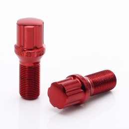 Bulloni ruota JB1 rossi M12x1,5 (confezione da 20)