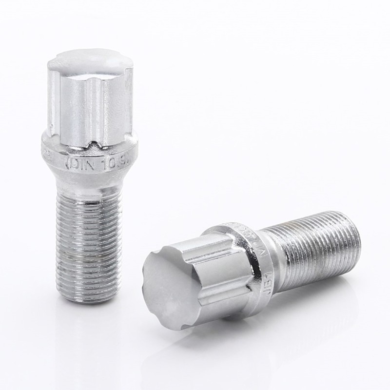 Bulloni ruota JB1 argento M14x1,25 (confezione da 20)