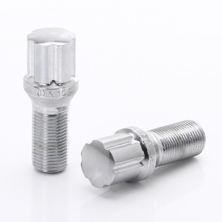 Bulloni ruota JB1 argento M14x1,25 (confezione da 20)