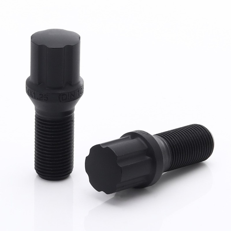 Bulloni ruota JB1 neri M14x1,5 (confezione da 20)
