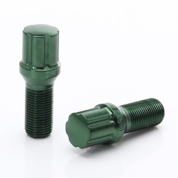 Bulloni ruota JB1 verdi M14x1,5 (confezione da 20)