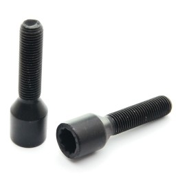Bulloni per ruote motrici interne estese nere M12x1,25 (confezione da 10)