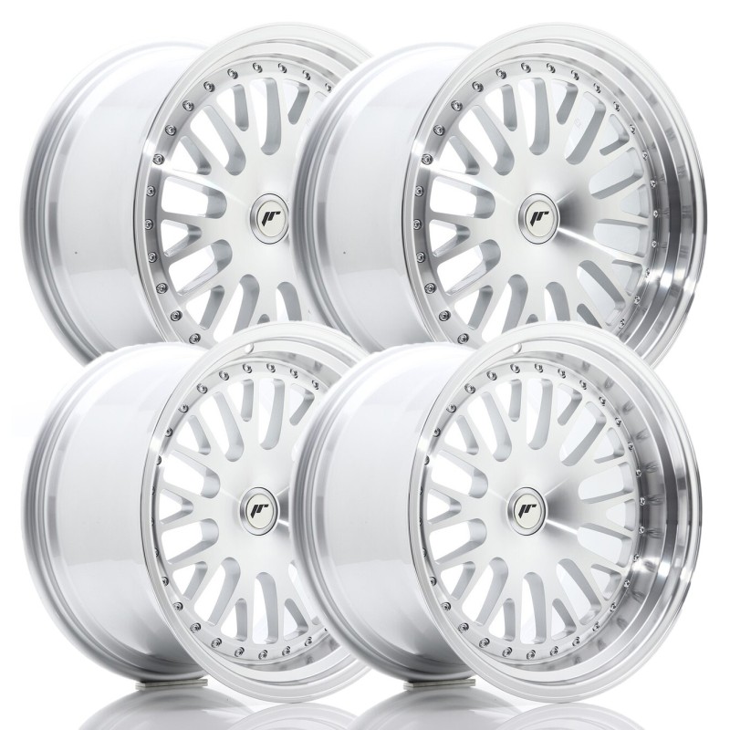 Set di 4 cerchi JR-10 18x9.5" - 10.5" 5x114,3 ET25 argento