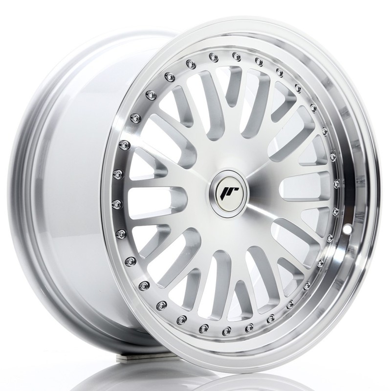 Cerchi JR-10 17x8" ET35 Argento Lavorato