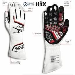 Guanti da corsa Arrow Rosso
