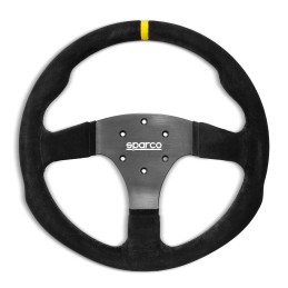 Volante piatto R330, pelle scamosciata